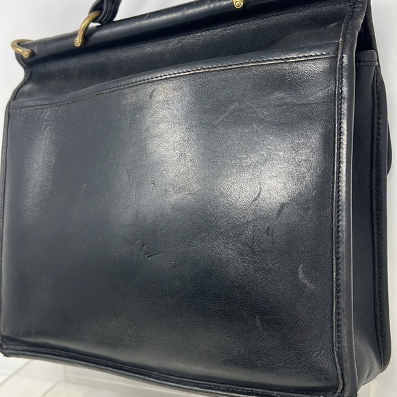 Coach Legacy Vintage 9927 Willis Black Leather Shoulder Crossbody Handbag - Picture 13 of 16